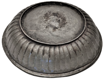 OSMANLI DAMGALI DİLİMLİ BAKIR SAGAN EL DOGME GECME TABANLI KENARLAR KIVRIK KALAYLI SAGAN