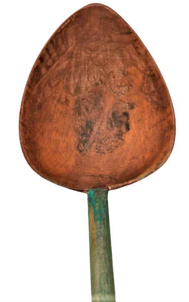 TEKKE İŞİ HOŞAF KASIGI ŞİMŞİR KOK BOYA SAP YEŞİL CANAK KISMI KIZIL