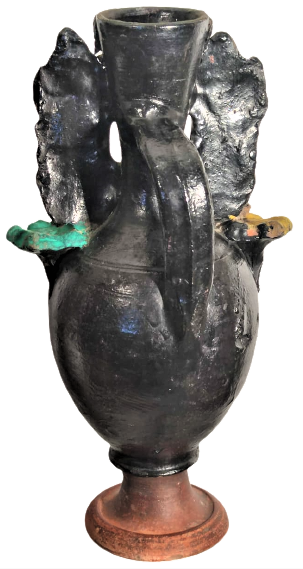 CUMHURİYET BAŞI YAPIMI CANAKKALE KUSLU CİCEKLİ TESTİ TAMAMI EL YAPIM KÖK BOYAMA KULPLU TESTİ SORUNSUZ 