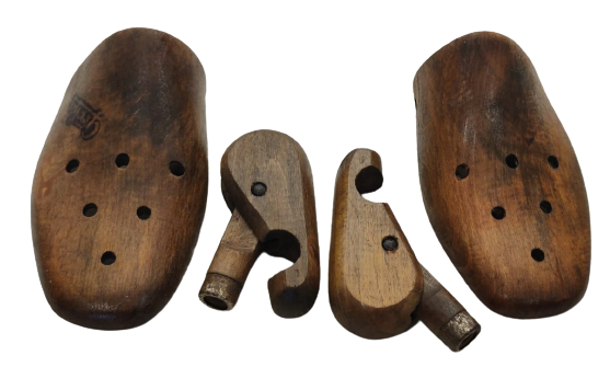 1950 GECHA AHŞAP CİFT METAL BURGU VİDALAMA AYARLI MARKALI BOT VE AYAKKABI KALIBI 