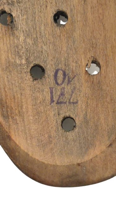 1950 GECHA AHŞAP CİFT METAL BURGU VİDALAMA AYARLI MARKALI BOT VE AYAKKABI KALIBI 