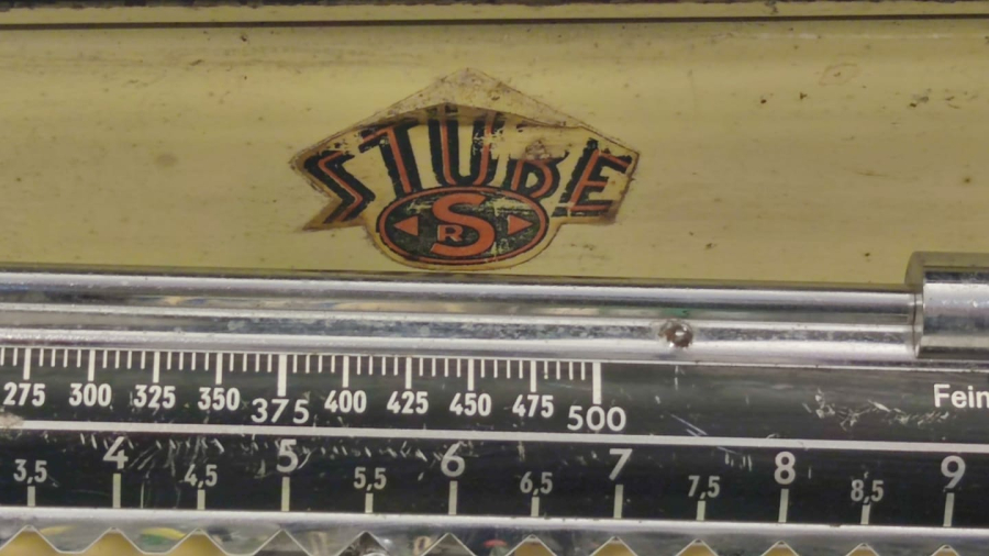 1950 STUBE METAL MAKANİK KROM KEFELİ 500 GR İNCE DARA ALMA ÖZELLİKLİ 12 KİLO TARTABİLEN MUTFAK TERAZİSİ