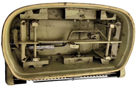 1950 STUBE METAL MAKANİK KROM KEFELİ 500 GR İNCE DARA ALMA ÖZELLİKLİ 12 KİLO TARTABİLEN MUTFAK TERAZİSİ