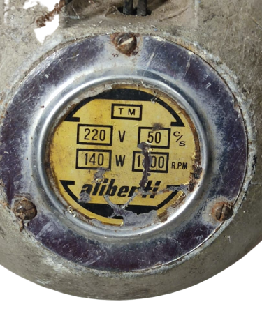 1950 BÜYÜK BOYDA DEMİR DÖKÜM GRI RENKDE KASNAK DOKUM KIRMIZI METAL PERVANE ALİBERTİ 220 VOLT SARGI MOTOR  FAN PERVANE