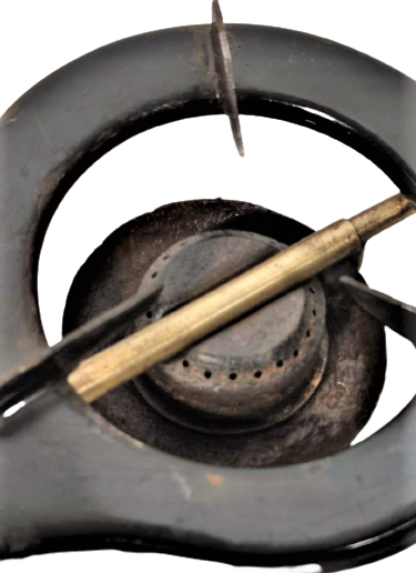 1950 USA AMERİKAN METAL İSPİRTO OCAGI PİRİNC DEPO HAZNELİ MANTAR TIPALI BAKALIT DÜGMEDEN CEVRİLEREK ALEV AYARLI ISITICI KAHVE PİŞİRİCİ