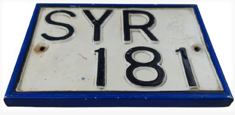 1960 SEYYAR SATICILARA  TABLA VE EL ARABALARINDA SATIŞ YAPMALARINA İZİN VERİLEN SATICILARA BELEDİYELER TARAFINDAN VERİLEN PLAKA