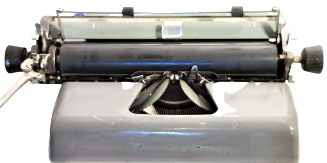 1950 REMİNGTON RAND TYPEWRİTER  MEKANİK BEYAZ BAKALİT TUŞLU METAL DÖKÜM GİRI RENKDE KASA SORUNSUZ CALIŞAN  DAKTİLO EF KLAVYE 