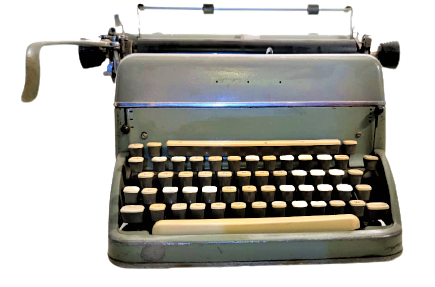 1950 REMİNGTON RAND TYPEWRİTER  MEKANİK BEYAZ BAKALİT TUŞLU METAL DÖKÜM GİRI RENKDE KASA SORUNSUZ CALIŞAN  DAKTİLO EF KLAVYE 