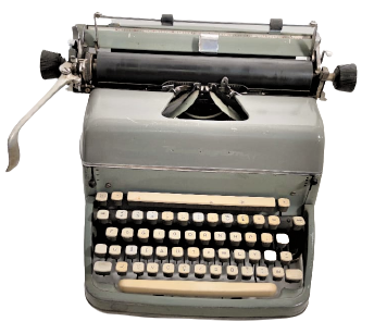 1950 REMİNGTON RAND TYPEWRİTER  MEKANİK BEYAZ BAKALİT TUŞLU METAL DÖKÜM GİRI RENKDE KASA SORUNSUZ CALIŞAN  DAKTİLO EF KLAVYE 