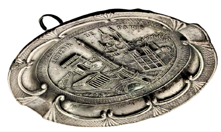 SOUVENİR DE PARIS MADEIN FRANCE POLYOR PARIS METAL MUHTEŞEM GÖRSELLİ KÜLLÜK