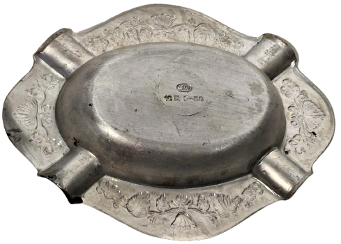 ALİMÜNYUM İCERSİNDE MANZARA GÖLDE SANDALLA BALIK TUTAN ADAM  RESMİ BULUNAN KULLÜK