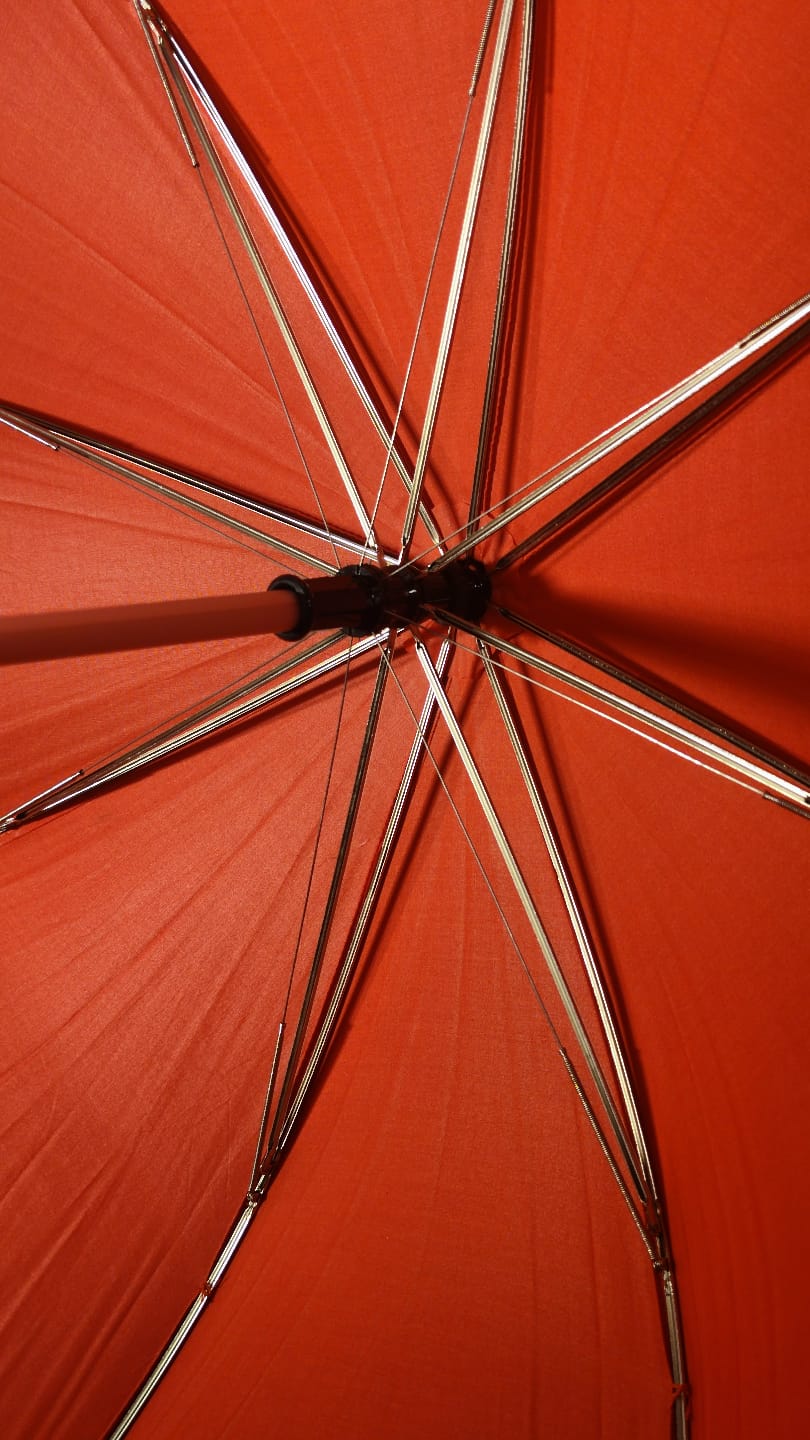 HUGO BOSS UNISEX KIRMIZI ŞEMSİYE ALİMÜNYUM GÖVDE BASTON  8 PARCA 3 KAT YAYLI CELİK MEKANIZMA ANBALAJINDA