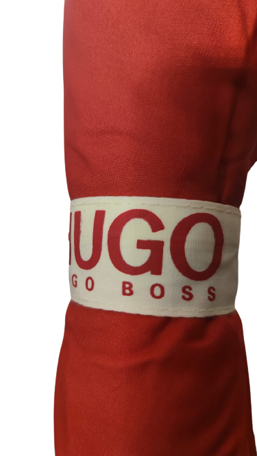 HUGO BOSS UNISEX KIRMIZI ŞEMSİYE ALİMÜNYUM GÖVDE BASTON  8 PARCA 3 KAT YAYLI CELİK MEKANIZMA ANBALAJINDA