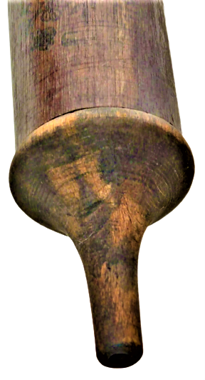 1800 ANTIQUE NADİR  KRAUSHAARS UNIVERSAL AHŞAP TOZ ÜFLEME KÖRÜĞÜ  TEMİZLİK İŞLERİNDE KULLANILAN 32 CM BOY CAP 6 CM