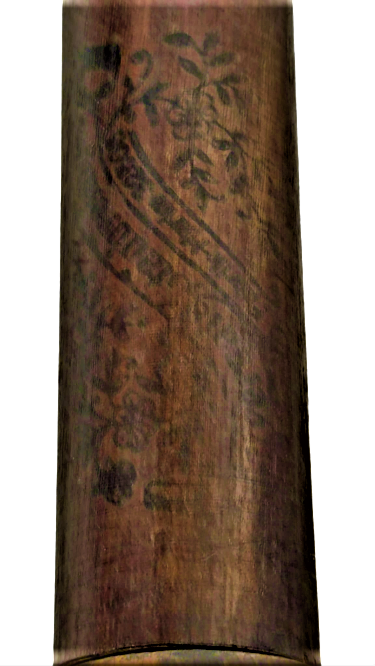 1800 ANTIQUE NADİR  KRAUSHAARS UNIVERSAL AHŞAP TOZ ÜFLEME KÖRÜĞÜ  TEMİZLİK İŞLERİNDE KULLANILAN 32 CM BOY CAP 6 CM
