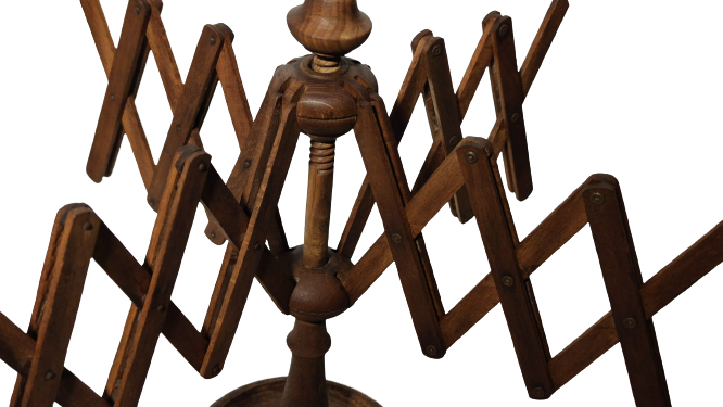  1900 AHŞAP AKCA AGACDAN YAPILMIŞ İPLİK SARMAK İÇİN KULLANILAN CIKRIK