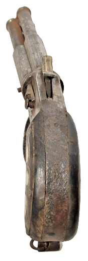 ÜC NAMLULU MEKANİK SEDEF KAKMALI KABZA EL YAPIMI ANTEP DOLDURMA CAKMAKLI TABANCA