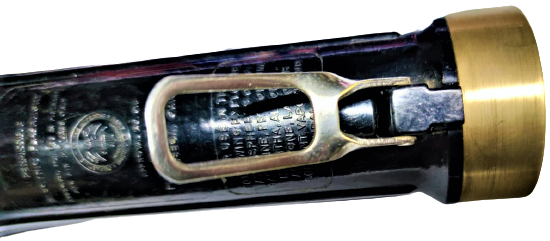 U.S.N. PERMISSIBLE ELECTRİC FLASHLIGHT USA 2. DUNYA ŞAVAŞI BAKALİT PİLLİ EL FENERİ ASKI APARATI DEVAMLI YAKMA VE FASILALI AC KAPA DUGMELİ