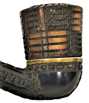 1940 ORJİNAL KUTUSUNDA 3 BAŞLIK DEİŞEBİLEN FARKLI FORMLARDA GÜL AGACI PİPO TAKIMI