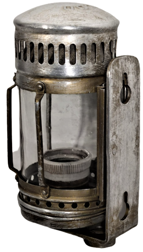 1950 TCDD  A.SARTORİUS WUPPERTAL GERMAN TREN METAL VAGON İC AYDINLATMA LAMBASI