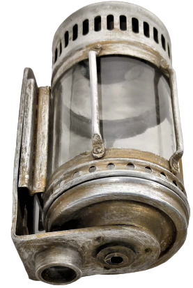 1950 TCDD  A.SARTORİUS WUPPERTAL GERMAN TREN METAL VAGON İC AYDINLATMA LAMBASI