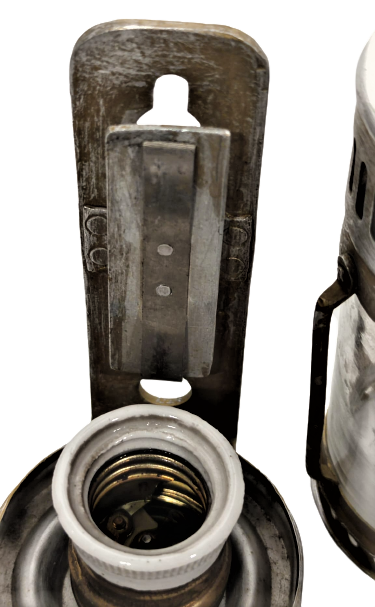 1950 TCDD  A.SARTORİUS WUPPERTAL GERMAN TREN METAL VAGON İC AYDINLATMA LAMBASI