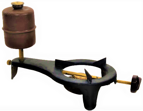 1950 USA AMERİKAN METAL İSPİRTO OCAGI PİRİNC DEPO HAZNELİ MANTAR TIPALI BAKALIT DÜGMEDEN CEVRİLEREK ALEV AYARLI ISITICI KAHVE PİŞİRİCİ