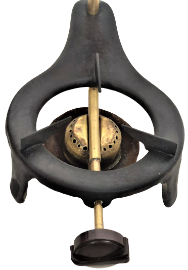 1950 USA AMERİKAN METAL İSPİRTO OCAGI PİRİNC DEPO HAZNELİ MANTAR TIPALI BAKALIT DÜGMEDEN CEVRİLEREK ALEV AYARLI ISITICI KAHVE PİŞİRİCİ