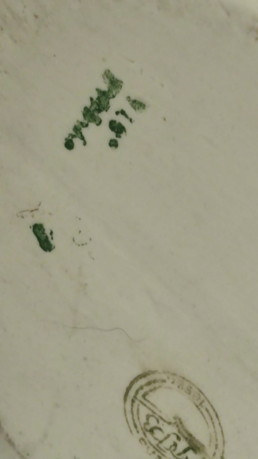 KAHVE İÇİMİNDE KULLANILAN KULPLU CEZVE PORSELEN  ÜZERİ EL BOYAMA SANATCI İMZALI 