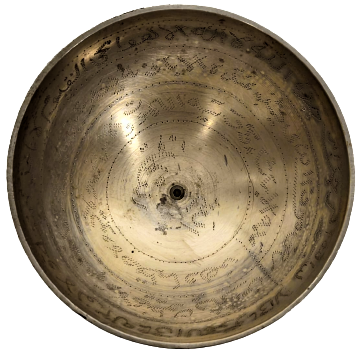 OSMANLI UFAK BOY VE CAPTA UZERİ VE İÇİ KALEM İŞİ COCUK ŞİFA TASI