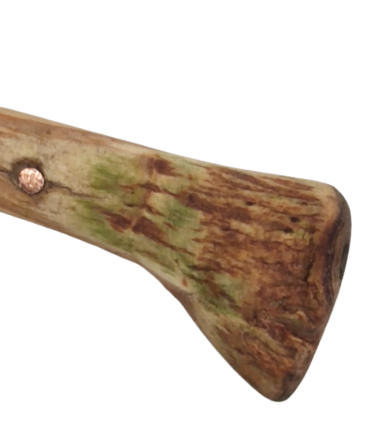 SICAK EL DOĞME USTA İŞİ UFAK BOYDA KUŞAK KAMASI AHŞAP YILAN AGACI SAP