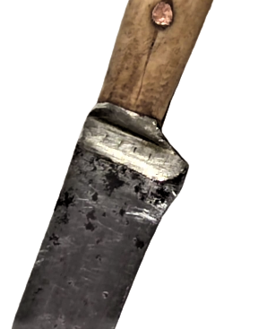 SICAK EL DOĞME USTA İŞİ UFAK BOYDA KUŞAK KAMASI AHŞAP YILAN AGACI SAP