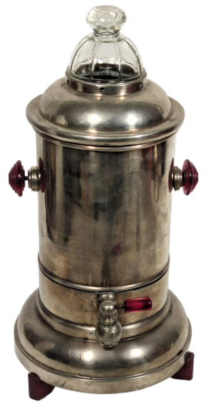 ATLAS ELEKTİRİKLİ BAKIR KROM KAPLAMA SEMAVER KULPLAR AYAKLAR MUSLUK KATALIN