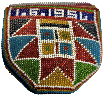 1.6.1957 HAPİSHANE CEZAEVİ EL İŞİ ORİJİNAL RENKLİ BONCUK İŞLEME ESKİ ÇİÇEKLİ  CÜZDAN Z.Y.OGLU 