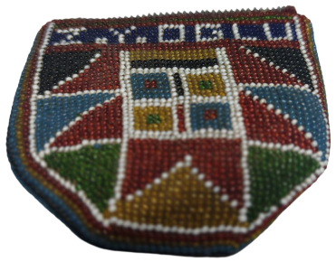 1.6.1957 HAPİSHANE CEZAEVİ EL İŞİ ORİJİNAL RENKLİ BONCUK İŞLEME ESKİ ÇİÇEKLİ  CÜZDAN Z.Y.OGLU 