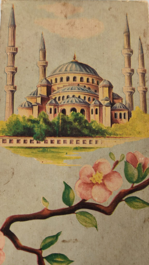 1960 LEDA LİMON KOLONYASI İSTAMBUL MANZARALI KARTON KUTU İCERSİNDE CAM KOLANYA ŞİŞESİ TAM TAKIM