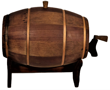 AHŞAP FICI MEŞE  AHŞAP PARCALI BİRLEŞTİRİLEREK BAGLANARAK ELDE YAPILMIŞ ALT KAİDELİ MUSLUKLU