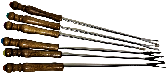 BERAM DELUXE FONDUEGARNITUR ROSTEREİ EDALSTAHL GERMANY TAM TAKIM FONDUE ORJİNAL KUTUSUNDA