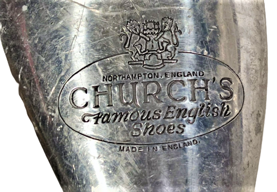 CHURCH S  NORTHAMPTON ENGLAND METAL ALİMUNYUM AYARLANABİLİR MEKANİC TEK AYAKKABI KALIBI 