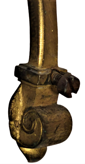 1930 FRANSIZ GOTİK TARZDA TASARLANMIŞ CİFT KOLLU DUVAR VEYA PİYANO ŞAMDANI İKİŞER  MUMLU