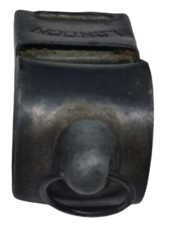 1940 LONDON CİNKODAN YAPILMIŞ MANTARLI ÜFLEME BEKCİ DÜDÜGÜ