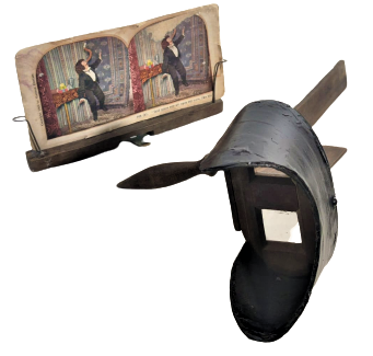 19 YY THE PERFECSCOPE STEREOSKOP 3 D 3 BOYUTLU KART GÖSTERİCİ KOPLE AHŞAP GÖZ AYARLI