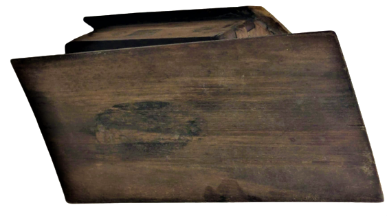 HAPISHANE EL YAPIMI  AHŞAP ÜZERİ İŞLİ CATILI TEK KATLI EV ŞEKLİNDE TASARLANMIŞ MEKANİK SIGARA İKRAM KUTUSU