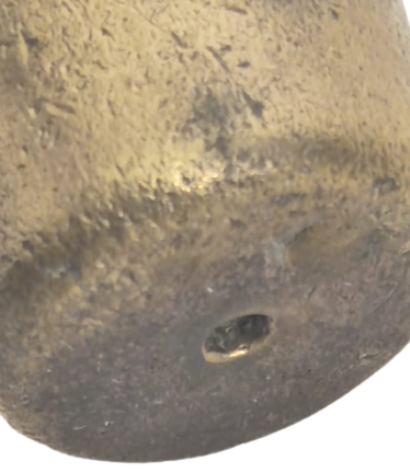 OSMANLI İPLİ DÖKME BRONZ AGIRLIK 630 GRAM SALLAMA ŞAKUL 9 CM BOYUNDA