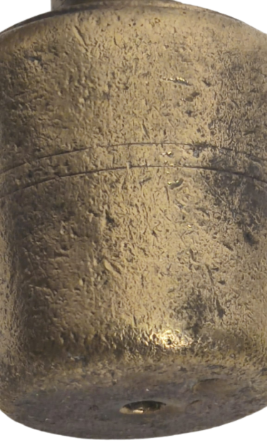 OSMANLI İPLİ DÖKME BRONZ AGIRLIK 630 GRAM SALLAMA ŞAKUL 9 CM BOYUNDA