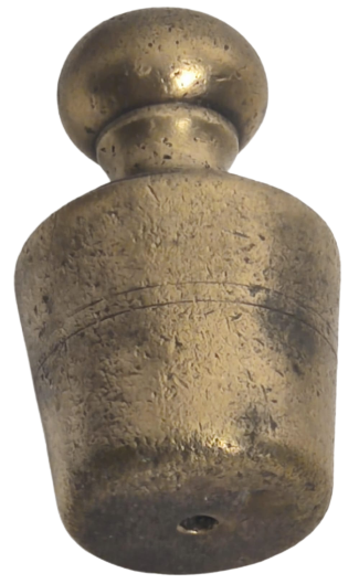 OSMANLI İPLİ DÖKME BRONZ AGIRLIK 630 GRAM SALLAMA ŞAKUL 9 CM BOYUNDA