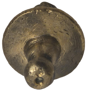 OSMANLI İPLİ SICAK DÖKME BRONZ AGIRLIK 210 GRAM SALLAMA ŞAKUL 8 CM BOYUNDA