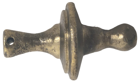 OSMANLI İPLİ SICAK DÖKME BRONZ AGIRLIK 210 GRAM SALLAMA ŞAKUL 8 CM BOYUNDA