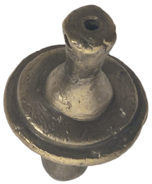 OSMANLI İPLİ SICAK DÖKME BRONZ AGIRLIK 210 GRAM SALLAMA ŞAKUL 8 CM BOYUNDA