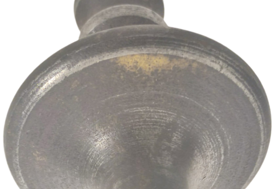 OSMANLI İPLİ SICAK EL YAPIMI DÖGME DEMİR AGIRLIK 465 GRAM SALLAMA ŞAKUL 9 CM BOYUNDA GENELDE MİNARE YAPIMIMIDA KULLANILIR